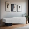 Meridian Furniture,Alora Fabric Bench - 2 of 4