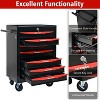 Belatt 7-Drawer Lockable Tool Chest - Ball-Bearing Drawers, Powder-Coated Steel, 4 Locking Wheels & Removable Case - 2 of 4