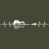Men's Design By Humans Nature Guitar Heart Beat By Maryedenoa T-Shirt - 2 of 2