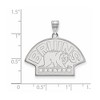 Black Bow Jewelry 14k White Gold Boston Bruins NHL Large Pendant - 2 of 3