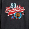 Women's - Peanuts - Franklin Athletic 50 Lightweight French Terry Wide Neck Long Sleeve Shirt - 2 of 4