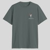 Men's Peanuts Aspen Short Sleeve Graphic T-Shirt - Balsam Green - 4 of 4