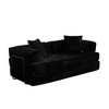 XIZZI Compact Foldable Sofa Bed, Spacious 80.52-inch Width in Soft Corduroy Fabric, Includes Gray, Black & Beige Color Options for Modern Home Decor - 4 of 4