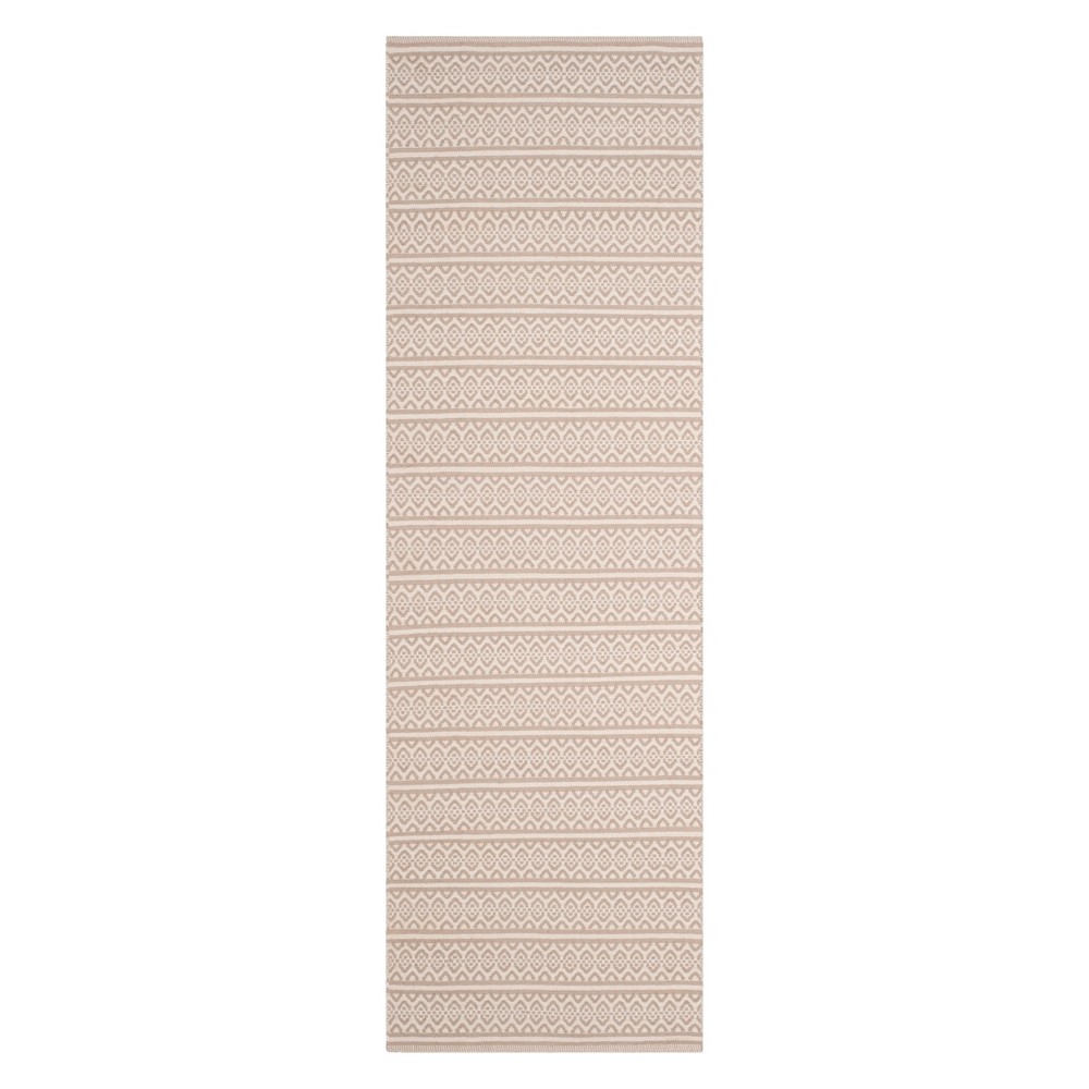 2'3inx10' Runner Amirah Rug Ivory/Gray - Safavieh