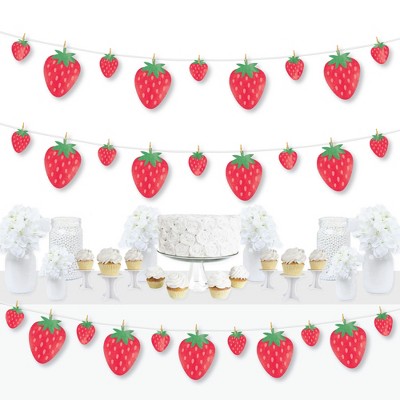  Strawberry Baby Shower Decorations, NO-DIY A Berry
