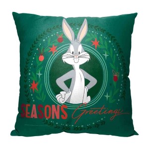 Warner Bros. Looney Tunes Greetings From Bugs Throw Pillow 18x18 Inches - 1 of 2