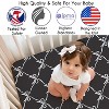 Sweet Jojo Designs Girls Fitted Crib Sheets Set Ballerina and Ballet Bows Black Pink and White 2pc - 3 of 4