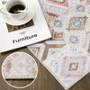 Vintage Area Rug Bohemian Washable Rug Soft Low Pile Rugs for Living Room Bedroom Dining Room - 4 of 4