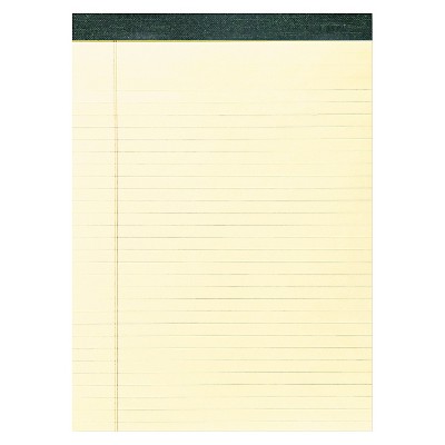 12pk Recycled Legal Pads 8.5" x 11" Yellow- Roaring Spring