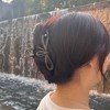 Unique Bargains Women's Rhinestone Bow Tie Hair Clips and Pins Titanium Tone 1 Pc - 2 of 4