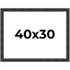 PosterPalooza | Traditional Black Picture Frame - UV Acrylic, Backing Board, Hanging Hardware Included - 2 of 4