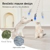 Potaroma Hanging Cat Mice Toys 3 Pcs with Squeaky Sound - 3 of 3