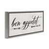 Stupell Industries Bon Appetit Vintage Cutlery Floating Frame Canvas Art, Gray, 25" x 11" - 2 of 4