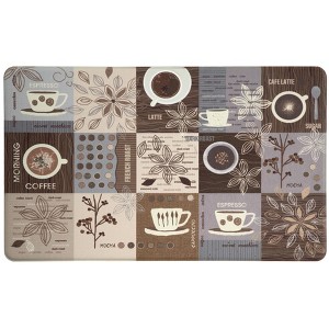 World Rug Gallery Coffee Kitchen Anti Fatigue Standing Mat - 1 of 4