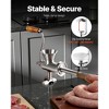 VEVOR Manual Meat Grinder, 304 Stainless Steel Hand Crank Meat Mincer with Steel Table Clamp, Sausage Stuffer, Silver - 3 of 4
