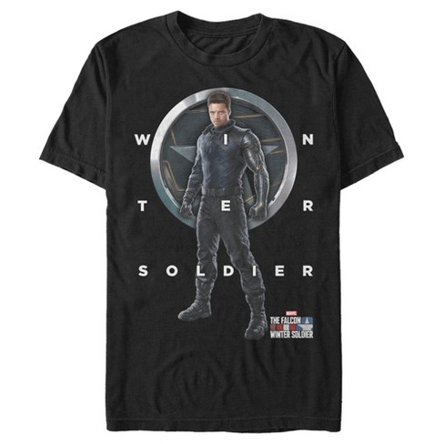 Men's Marvel The Falcon and the Winter Soldier Bucky Shield T-Shirt - image 1 of 4