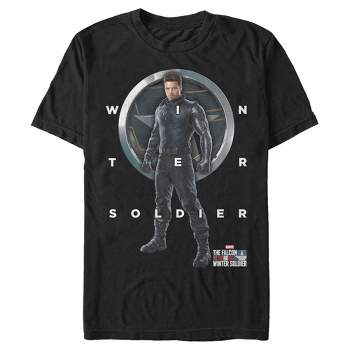 Men's Marvel The Falcon and the Winter Soldier Bucky Shield T-Shirt