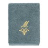 Linum Home Textiles 100% Turkish Cotton MONICA Gold Thread 3PC Embellished Towel Set - 4 of 4