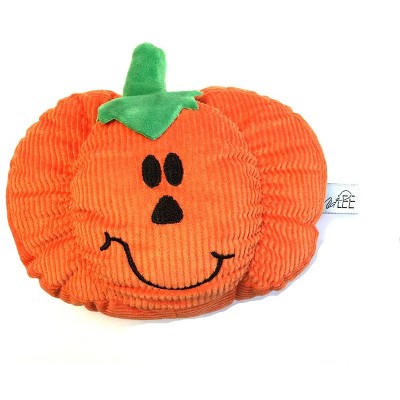 Midlee Pumpkin Smiley Face Dog Toy