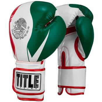 Title Boxing Classic Max Hook and Loop Boxing Gloves - Black