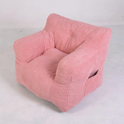 NicBex Bean Bag Chairs for Adult Teens Kids,Bean Bag Sofa with Tufted Soft Stuffed Filling and Side Pockets for Living Room,Bedroom