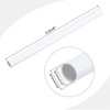 Unique Bargains PVC Water Plumb DIY Crafts High Impact Rigid Round Pipes 8" Length - 2 of 4