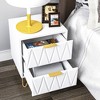Resenkos Bedside Table, Bed Side Table,Nightstand, - 2 of 4