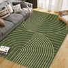 Modern Rainbow Easy Jute Area Rugs, Washable Natural Contemporary Indoor Outdoor Carpet for Living Room Farmhouse Patio Backyard RV - 3 of 4