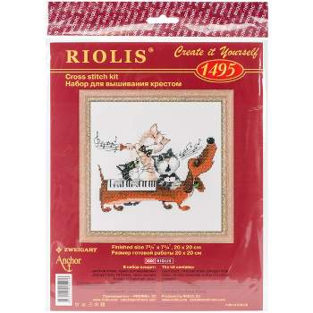 RIOLIS Counted Cross Stitch Kit 10.25X7.75-Balckberries (15