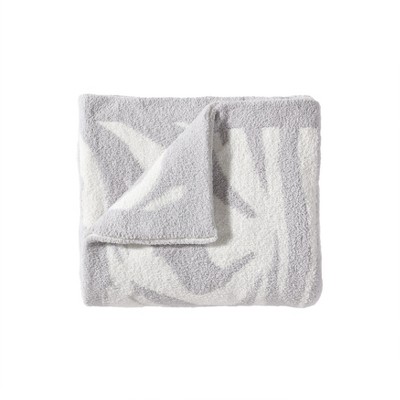 Tommy Bahama Jungle Zebra - Grey Throw Blanket