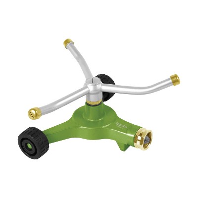 Martha Stewart MTS-WRSPR8M Heavy-Duty Metal 3-Arm Rotating Sprinkler | 1390 sq ft Max Coverage