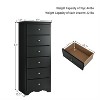 HDZNVF 6 Drawers Chest Dresser Clothes Storage Bedroom Furniture Cabinet - 2 of 4