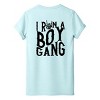 Simply Sage Market I Run A Boy Gang Front And Back Short Sleeve Tee - 2 of 4