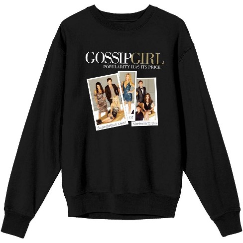 Gossip Girl Pictures Of Characters Women's Black Long Sleeve Sweatshirt-xxl  : Target