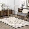 Nuloom Rozi Chevron Wool and Sisal Indoor Area Rug, 5' x 8', Gray - 2 of 4