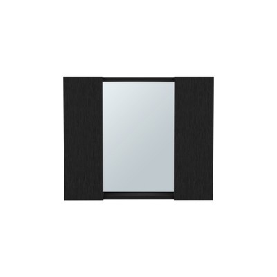 GlasFlength Decorative Wall Mirrors Bathroom Decor Cabinet Accent Mirror Vanity Medicine Cabinet Mirrors for Bathroom Wall, Black, 23.6"*5.4"*19.5"