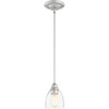 Quorum Lighting Bryant 1-Light Mini Pendant, Classic Nickel, 8W x 12H, Stem Hanging, Dry Rated - 2 of 3