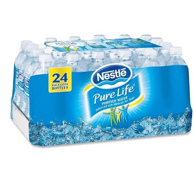 Nestle Pure Life Purified Water - 16.9 Oz (pack Of 24)