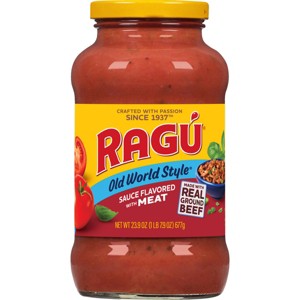 Ragu Old World Style Meat Pasta Sauce - 24oz - 1 of 4