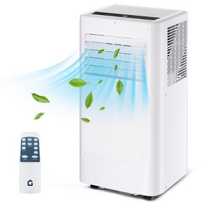 8000 BTU Portable Air Conditioners,Evaporative Air Cooler, 3 IN 1 Portable AC Unit,Remote Control/LED Display/24Hrs Timer/Window Installation Kit - 1 of 4