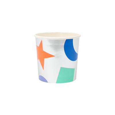 Meri Meri Silver Geometric Tumbler Cup