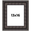 PosterPalooza | 3.5" Wide Ornate Black Picture Frame - UV Acrylic, Foam Board Backing, Hanging Hardware - 2 of 4