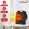 Brentwood 1,500-Watt-Max Portable Electric Space Heater and Fan, Black, H-F306BK - 4 of 4