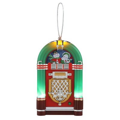 Mr. Christmas 4.9" Miniature Vintage Retro Jukebox Christmas Tree Ornament