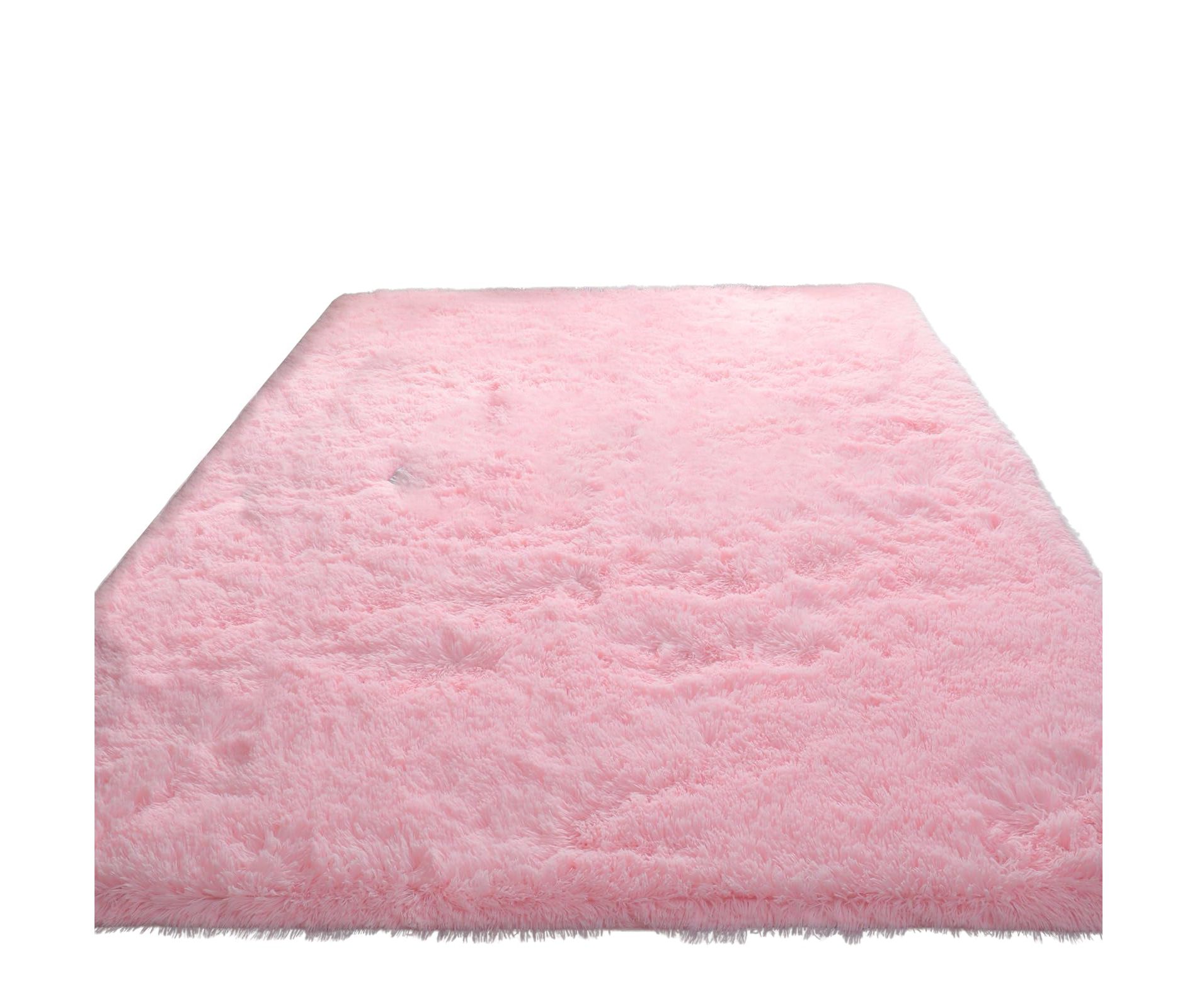 Itopfox Shag Area Rug for Bedroom and Living Room, Ultra Soft Fluffy Indoor Carpet for Dorm, Nursery, Kids and Girls Room Decor in Pink
