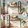Bestier 47 Inch Simple Computer Desk with Shelves - 2 of 4