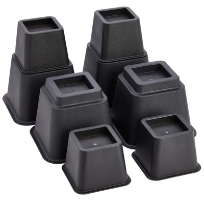 Bed Furniture Risers, Round Heavy Duty Bed Lift Risers, Support Up