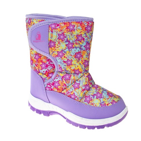 Girls purple outlet snow boots