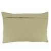 Saro Lifestyle Dash Line Throw Pillow with Down Filling - 2 of 3