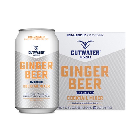 Cutwater Spirits Ginger Beer Cocktail Mixer 4pk 12 Fl Oz Cans Target